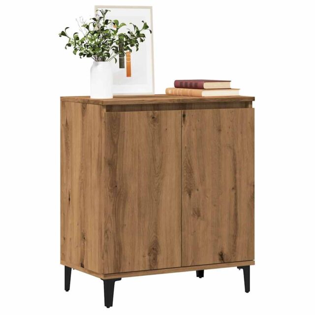 Berkfield Home Sideboard Artisan Oak 60x35x70 cm Engineered Wood in Brown - Size: 60 x 35 x 70 cm - image 1