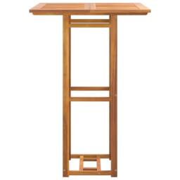 Berkfield Home Bistro Table 75x75x110 cm Solid Wood Acacia in Brown - Size: 75 x 75 x 110 cm - thumbnail 4