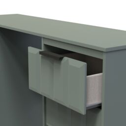 Ready Assembled 2 U Seattle 6 Drawer Kneehole Desk (Ready Assembled) in Pale Green - thumbnail 5