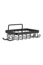 H&O Direct 4Pcs No Drill Shower Caddy Set Bathroom Storage Shelves in Black - thumbnail 5