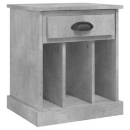 Berkfield Home Bedside Cabinets 2 pcs Concrete Grey 43x36x50 cm - Size: 43 x 36 x 50 cm - thumbnail 6