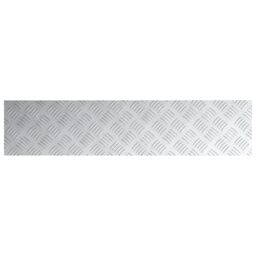 Berkfield Home Aluminium Checker Plates 2 pcs Anti-Slip 90x20 cm in Silver - Size: Medium - thumbnail 5
