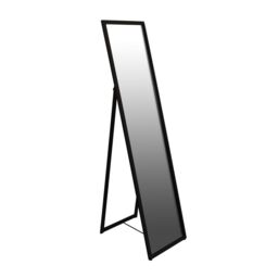 Harbour Housewares Square Full-Length Mirror - Freestanding Mirror for Bedrooms, Hallways in Black - thumbnail 1