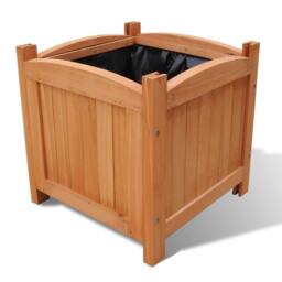 Berkfield Home Raised Beds 4 pcs 30x30x30 cm (2x41301) in Brown - Size: 30 x 30 x 30 cm - thumbnail 2