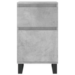 Berkfield Home Sideboards 2 pcs Concrete Grey 40x35x70 cm Engineered Wood - Size: 40 x 35 x 70 cm - thumbnail 6
