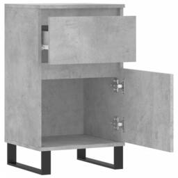 Berkfield Home Sideboards 2 pcs Concrete Grey 40x35x70 cm Engineered Wood - Size: 40 x 35 x 70 cm - thumbnail 7