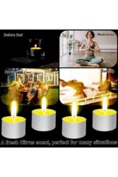 Deco Express Citronella Candles 8 Hours Pack of 50 in Yellow - thumbnail 5