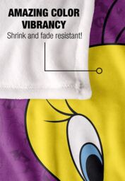 Warner Brothers Looney Tunes Officially Licensed Silky Touch Super Soft Throw Blanket 152 x 127 cm in White - thumbnail 4