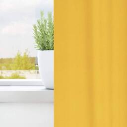 Berkfield Home Curtains 2 pcs Mustard yellow 245 x 140 cm Polyester - thumbnail 3