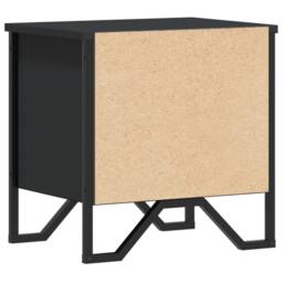 Berkfield Home Bedside Cabinet Black 2 pcs 40x30x40 cm Engineered Wood - Size: 40 x 30 x 40 cm - thumbnail 7