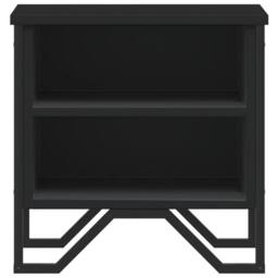 Berkfield Home Bedside Cabinet Black 2 pcs 40x30x40 cm Engineered Wood - Size: 40 x 30 x 40 cm - thumbnail 5