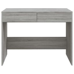 Berkfield Home Desk Grey Sonoma 101x50x76.5 cm Engineered Wood - thumbnail 5