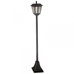 Marco Paul 1.3m Black Steel Solar Powered Victorian Style Lamp Post - thumbnail 8