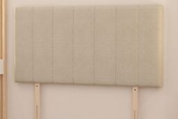 Somnior Austin Divan Bed Base with 2 Storage Drawers & Headboard Tweed Fabric in Natural - Size: Small Single - thumbnail 4