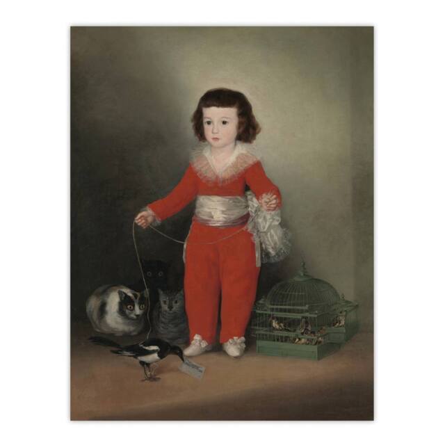 "Artery8 Red Manuel Portrait Francisco Goya Wall Art Poster Print - Size: W18"" x H24""" - image 1
