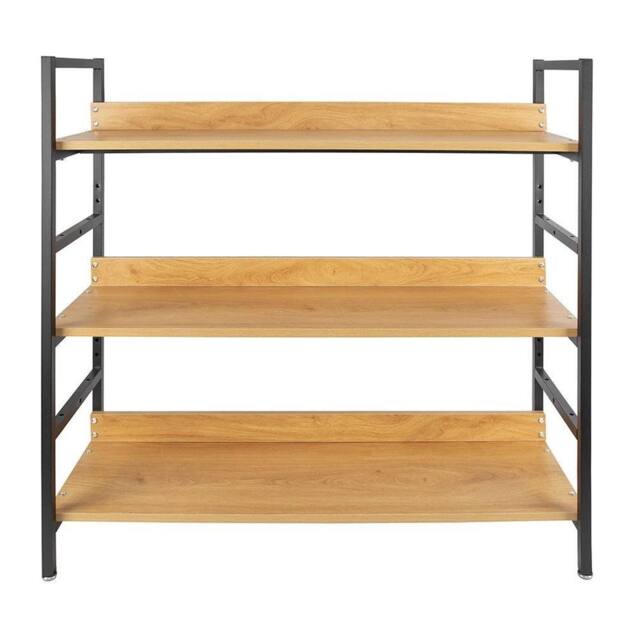 KORVIXA Beige 3 Tier Console Rack Sofa Side Storage rack - Size: 100 cm x 100 cm - image 1