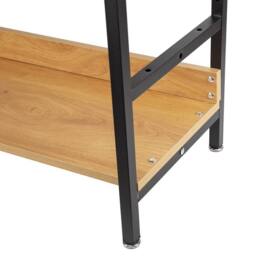 KORVIXA Beige 3 Tier Console Rack Sofa Side Storage rack - Size: 100 cm x 100 cm - thumbnail 3