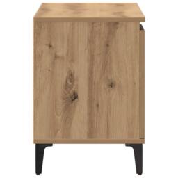 Berkfield Home TV Cabinet Artisan Oak 102x35x50 cm Engineered Wood in Brown - Size: 102 x 35 x 50 cm - thumbnail 5