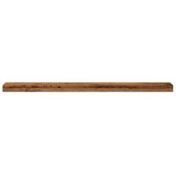 Berkfield Home Wall Shelves 4 pcs Old Wood 40x10x1.5 cm Engineered Wood in Brown - thumbnail 5
