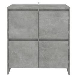 Berkfield Home Sideboard Concrete Grey 70x41x75 cm Engineered Wood - Size: 70 x 41 x 75 cm - thumbnail 3