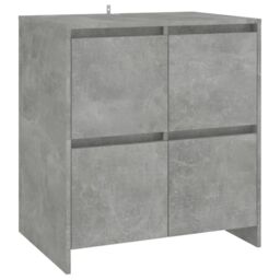 Berkfield Home Sideboard Concrete Grey 70x41x75 cm Engineered Wood - Size: 70 x 41 x 75 cm - thumbnail 2