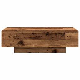 Berkfield Home Decorative Coffee Table Old Wood 100x49.5x31 cm Engineered Wood in Brown - thumbnail 5