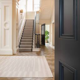 Kukoon Modern Abstract Cotton Chenille Rug Grey Gold Machine Washable in Light Grey - Size: 60 cm x 240 cm - thumbnail 6
