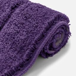 Velosso Mayfair Microfibre Cashmere Feel Bathmat - Antislip in Purple - Size: Small - thumbnail 2