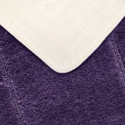 Velosso Mayfair Microfibre Cashmere Feel Bathmat - Antislip in Purple - Size: Small - thumbnail 3