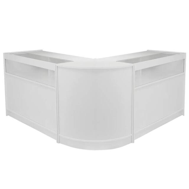 Monstershop Fusion Brilliant White Shop Counter & Retail Display Set - image 1