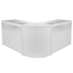 Monstershop Fusion Brilliant White Shop Counter & Retail Display Set - thumbnail 1
