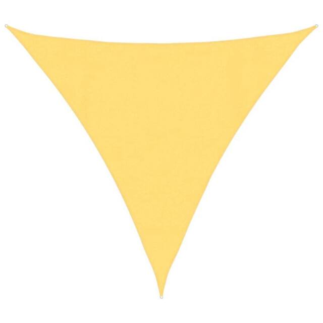 Berkfield Home Sunshade Sail 160 g/m ² Beige 4x4x4 m HDPE in Lemon - image 1