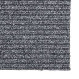 Berkfield Home Dirt Trapper Carpet Runner 100x400 cm Grey - Size: 100 cm diameter - thumbnail 4