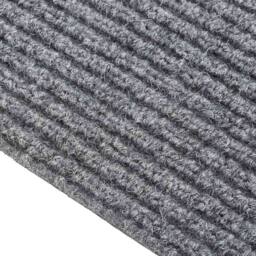 Berkfield Home Dirt Trapper Carpet Runner 100x400 cm Grey - Size: 100 cm diameter - thumbnail 1