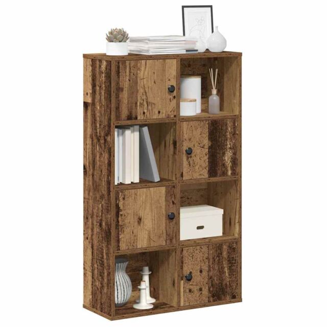 Berkfield Home Bookcase Old Wood 60x24x101.5 cm Engineered Wood in Brown - image 1
