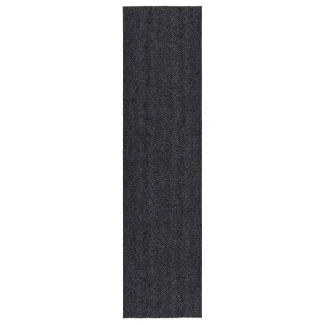 Berkfield Home Dirt Trapper Carpet Runner 100x400 cm Anthracite in Black - Size: 100 cm diameter - image 1