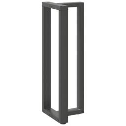 Berkfield Home Bar Table Legs T-Shaped¬†2 pcs Anthracite 40x35x(110-111) cm Steel in Charcoal - thumbnail 4