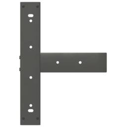 Berkfield Home Bar Table Legs T-Shaped¬†2 pcs Anthracite 40x35x(110-111) cm Steel in Charcoal - thumbnail 7