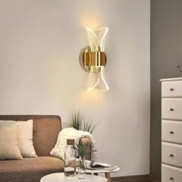 Goeco LED Wall Light, Creative Decoration Wall Lamp, 3 Colour Temperatures in Gold - thumbnail 4