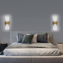 Goeco LED Wall Light, Creative Decoration Wall Lamp, 3 Colour Temperatures in Gold - thumbnail 5