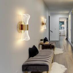 Goeco LED Wall Light, Creative Decoration Wall Lamp, 3 Colour Temperatures in Gold - thumbnail 9