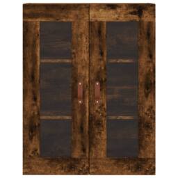 Berkfield Home Highboard Smoked Oak 69.5x34x180 cm Engineered Wood in Brown - thumbnail 6