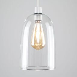 ValueLights Kira Silver Ceiling Pendant Shade - thumbnail 4