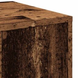 Berkfield Home Side Tables 3 pcs Old Wood Engineered Wood in Brown - thumbnail 8