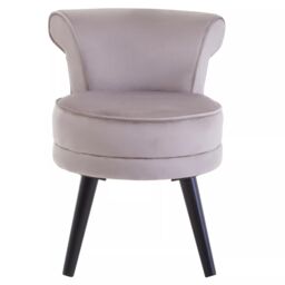 Orsina Kids Loretta Velvet Chair in Brown