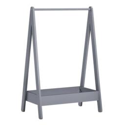 Kelvenix Grey Portable Coloured Pine Clothes Rail Rack - thumbnail 1