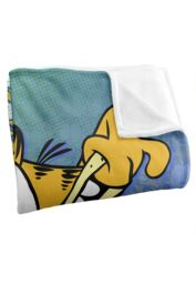 Garfield Goofy Face Silky Touch Super Soft Throw Blanket 152 X 127 cm in White - thumbnail 3