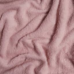 OHS Large Teddy Fleece Throw Blanket in Light Pink - Size: 200 cm x 240 cm - thumbnail 4