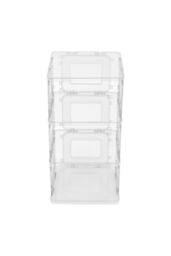 Living and Home 3-Layer Luxurious Style Detachable Shoe Rack in Clear - thumbnail 5