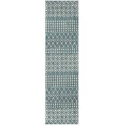 THE RUGS Soft Moroccan Diamond Shaggy Rugs & Runner Duck Egg Blue Living Room - Size: 60 cm x 110 cm - thumbnail 8